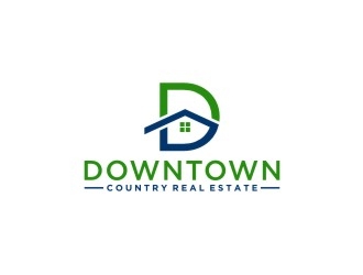 Downtown Country Real Estate, Inc logo design by bricton