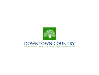 Downtown Country Real Estate, Inc logo design by L E V A R