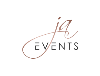 JA EVENTS logo design by Gravity