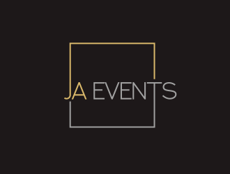 JA EVENTS logo design by YONK