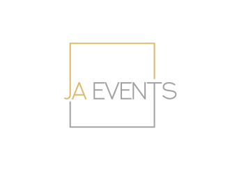 JA EVENTS logo design by YONK