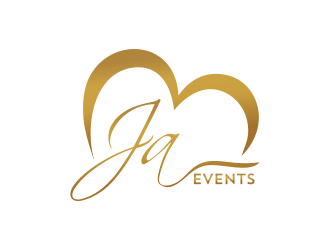 JA EVENTS logo design by aldesign