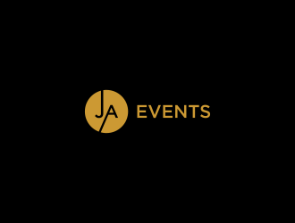JA EVENTS logo design by L E V A R