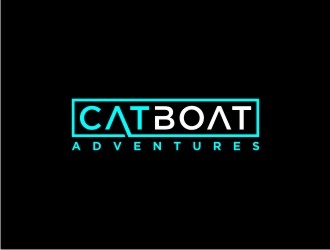 CatBoat Adventures logo design by bricton