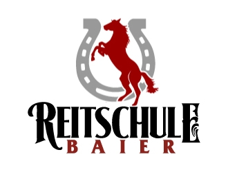 Reitschule Baier - Pferde-Ausbildung mit Herz und Verstand logo design by ElonStark