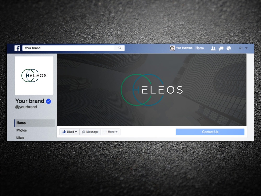 Heleos logo design by Kindo