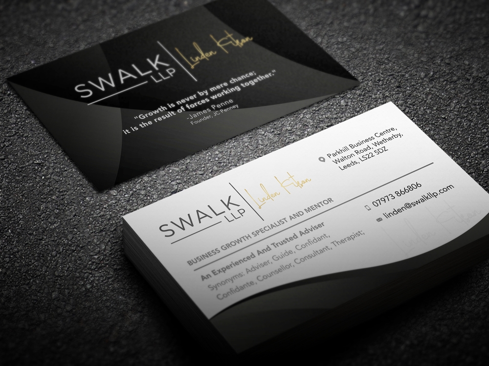 SWALK LLP   logo design by KHAI