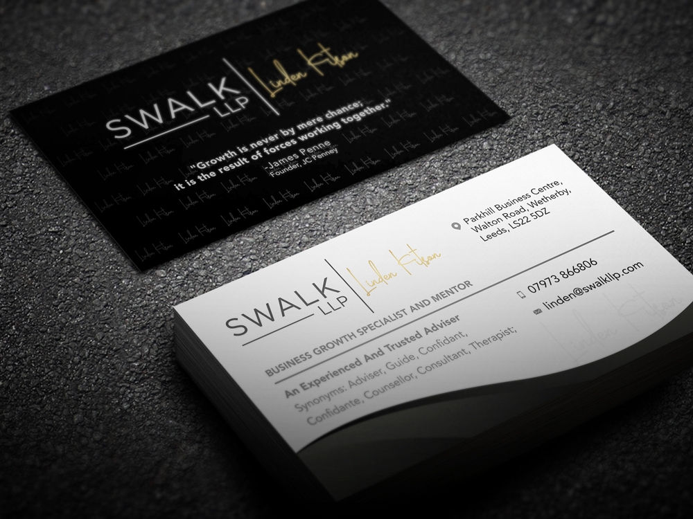 SWALK LLP   logo design by KHAI