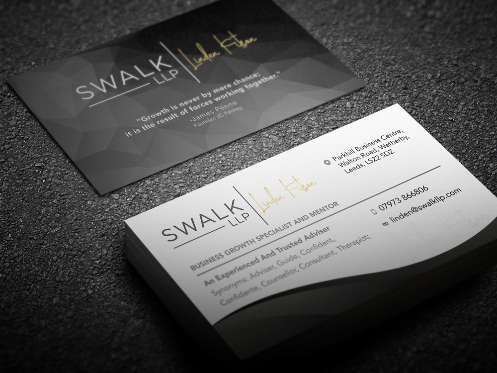 SWALK LLP   logo design by KHAI