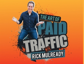 The Art of Paid Traffic with Rick Mulready logo design by gogo