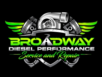 broadway diesel performance logo design by aRBy