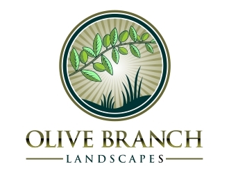 Olive Branch Landscapes logo design by aura
