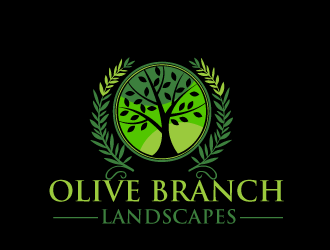 Olive Branch Landscapes logo design by tec343