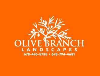 Olive Branch Landscapes logo design by josephope