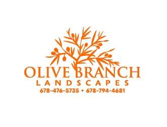 Olive Branch Landscapes logo design by josephope