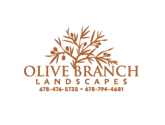 Olive Branch Landscapes logo design by josephope