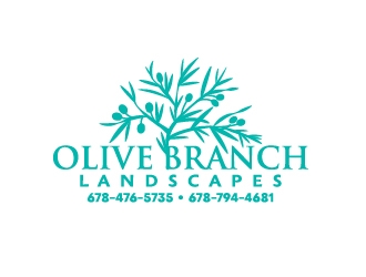 Olive Branch Landscapes logo design by josephope