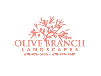 Olive Branch Landscapes logo design by josephope
