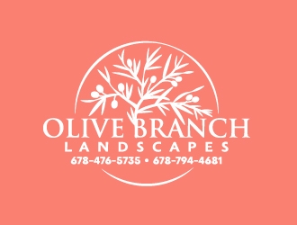 Olive Branch Landscapes logo design by josephope