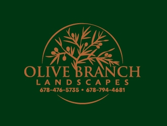 Olive Branch Landscapes logo design by josephope