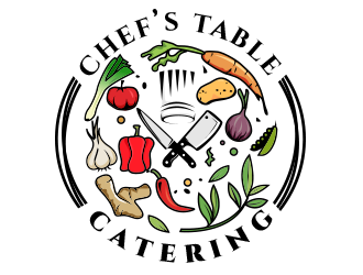 Chef’s Table Catering logo design by schiena