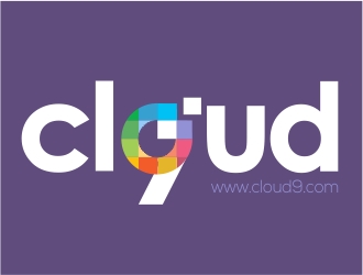 Cloud 9 logo design by nikkiblue
