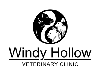 Windy Hollow Veterinary Clinic logo design by MAXR