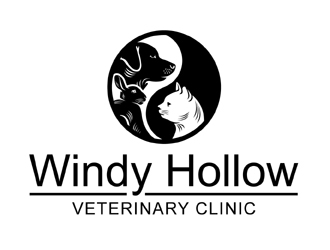Windy Hollow Veterinary Clinic logo design by MAXR