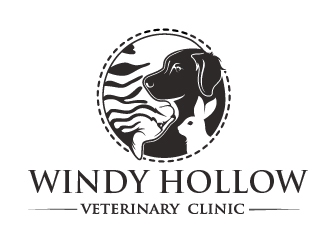 Windy Hollow Veterinary Clinic logo design by Suvendu