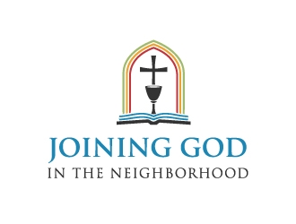 Joining God in the Neighborhood logo design by createdesigns