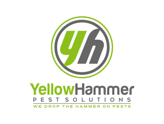 YellowHammer Pest Solutions logo design by AisRafa