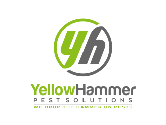 YellowHammer Pest Solutions logo design by AisRafa