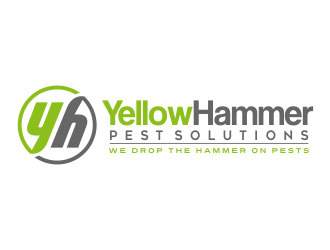 YellowHammer Pest Solutions logo design by AisRafa