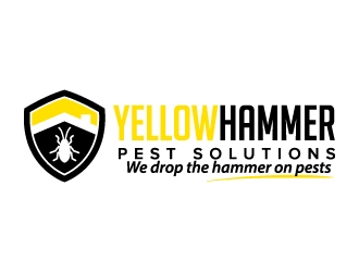 YellowHammer Pest Solutions logo design by jaize