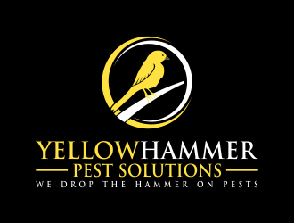 YellowHammer Pest Solutions logo design by done