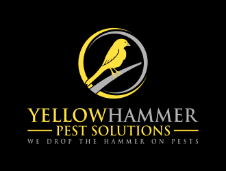 YellowHammer Pest Solutions logo design by done