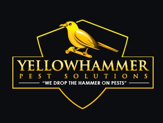 YellowHammer Pest Solutions logo design by Suvendu