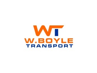 W.BOYLE TRANSPORT logo design by bricton