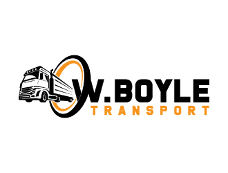 W.BOYLE TRANSPORT logo design by nona