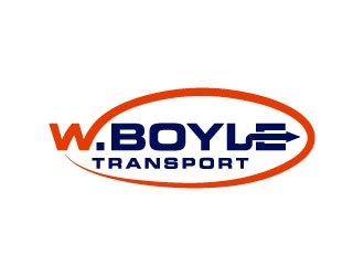 W.BOYLE TRANSPORT logo design by DesignPal