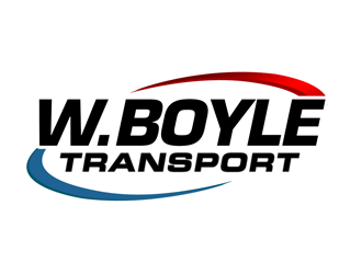 W.BOYLE TRANSPORT logo design by kunejo