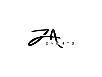 JA EVENTS logo design by FloVal