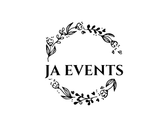 JA EVENTS logo design by JessicaLopes