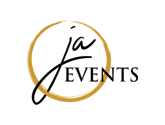 JA EVENTS logo design by done