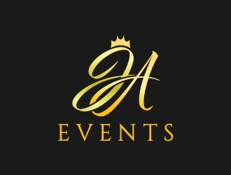 JA EVENTS logo design by MRANTASI