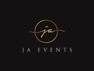 JA EVENTS logo design by bluespix