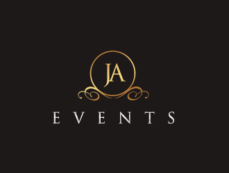 JA EVENTS logo design by bluespix