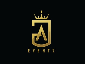 JA EVENTS logo design by sanworks