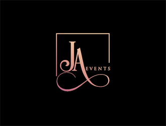 JA EVENTS logo design by coco