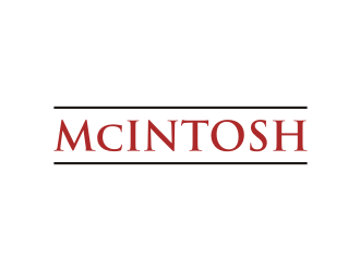McINTOSH logo design by rief